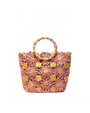 Frances Valentine Flora Tote Bag - Pink