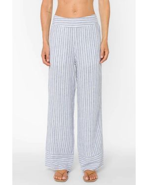 Velvet Heart Pull On Soft Pants - Blue