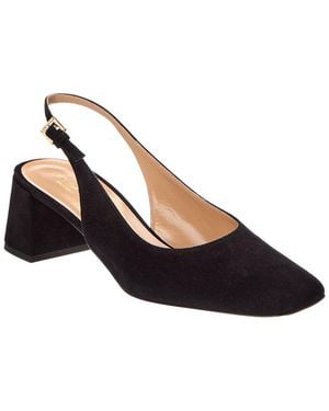 Baldini Suede Slingback Pump - Blue