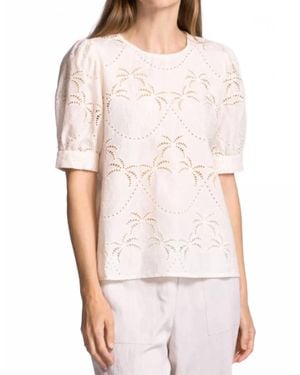Pink Martini Jada Top - White