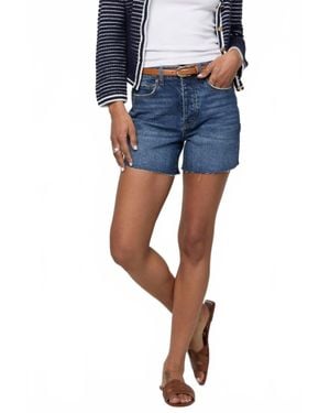 Oliver Logan Bedford High Rise Shorts - Blue