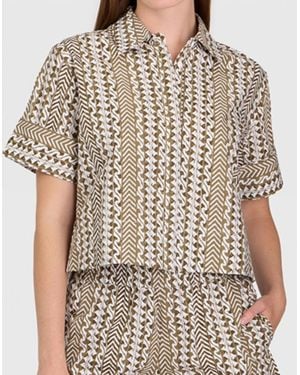 Livro Driftwood Club Shirt - Brown