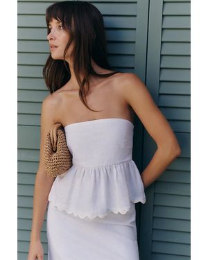 Sundays Davis Peplum Top - Gray