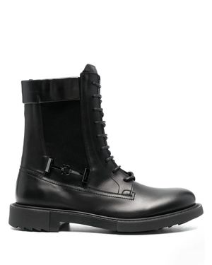 Ferragamo Nono Leather Boot in Black for Men | Lyst display picture 1