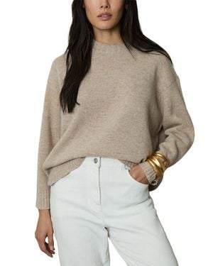 Reiss Elena Wool & Cashmere-Blend Sweater - Gray