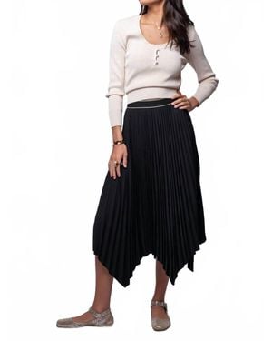 Bishop + Young Morgan Pleated Skirt - Blue
