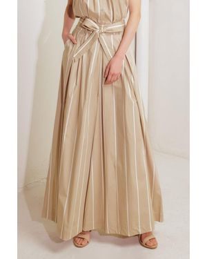 TRUEDAMES When Daisies Dance Woven Pants - Natural