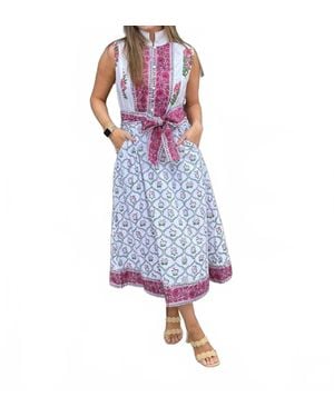 Victoria Dunn Folly Sleeveless Maxi Dress - Blue