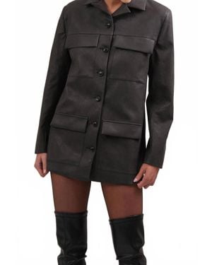 Parentesi Alyssa Mini Dress - Black