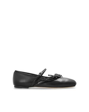Jimmy Choo Leather Ballerinas "Loli" - Black