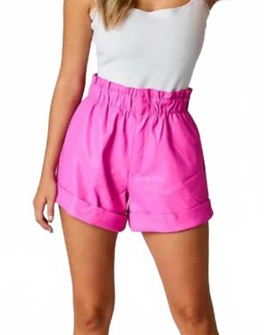 BuddyLove Peyton High Waist Shorts - Pink