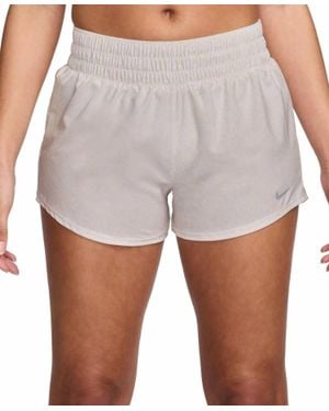 Nike Dri-Fit Mid-Rise 3" Shorts - Gray