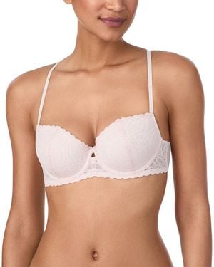 DKNY Deco Lace Balconette - White