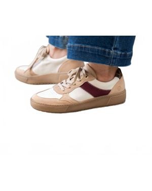 Remonte Leather Suede Sneaker - Blue