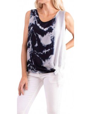 Gigi Moda Corfu Sleeveless Blouse - Blue