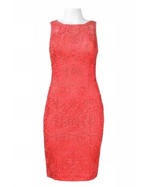 Sue Wong Soutache Embroidered Dress
