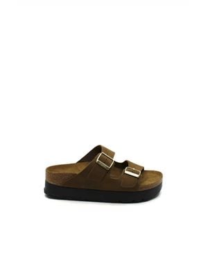 Birkenstock Arizona Platform Sandal - Brown