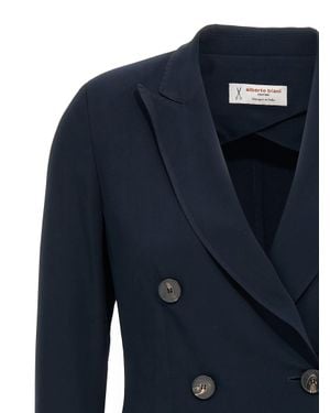 Alberto Biani Viscose Blazer - Blue