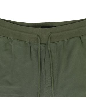 Purple Brand French Terry Military Monogram Logo Shorts - Green