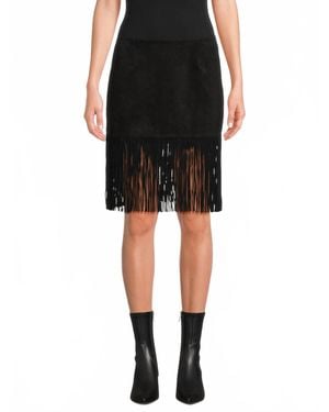 FRAME Saddle Skirt - Black