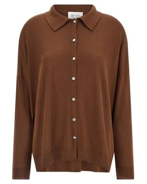 Be You Be You Cashmere Cardigan - Brown