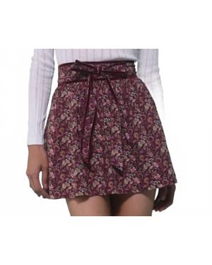 LOVE THE LABEL Rosie Mini Skirt - Multicolor