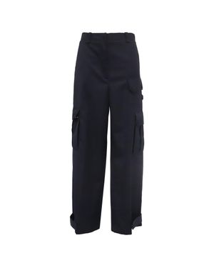 Sandro Sandro Twill Cargo Pants - Blue