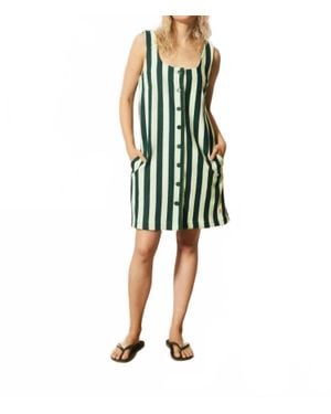 FRNCH Peppe Mini Dress - Green
