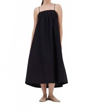 GRADE & GATHER Strappy Midi Dress - Blue