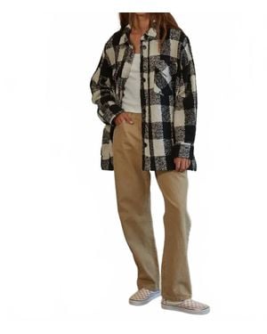 By Together Woven Buffalo Check Jacket - Multicolor