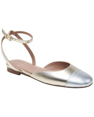 Linea Paolo Delaney-L Leather Flat - Metallic