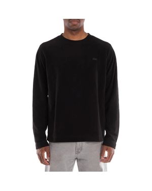 Rains Addis Fleece Crewneck Sweatshirt - Black