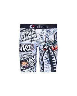 Ethika Bmr Money Pit Underwear Printed Boxer Brief Ups677 - Blue