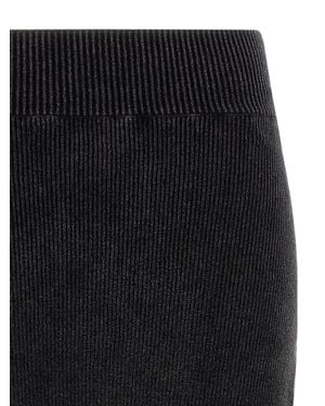 Alexander Wang Cotton Long Skirt - Black
