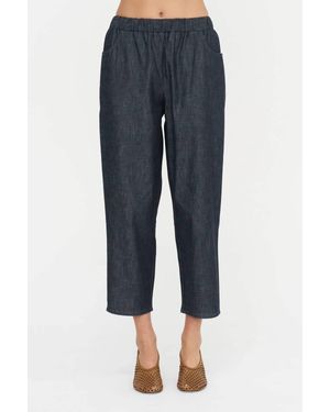 Dusan Carrot Wide Leg Jeans - Blue