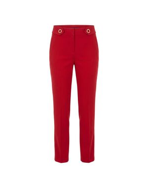 Trussardi Red Polyester Pant