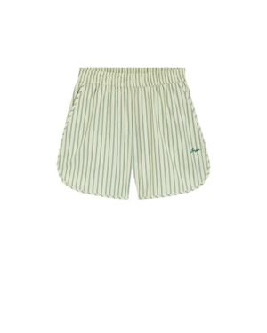 BOSS Vertical-Stripe Shorts - Green