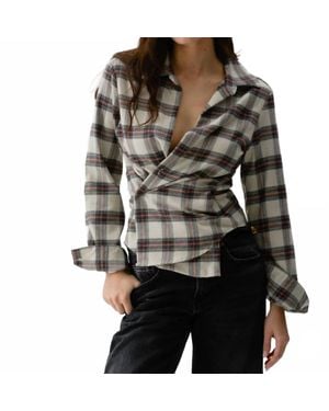 CISSA The Fitted Shirt Japanese Flannel - Gray