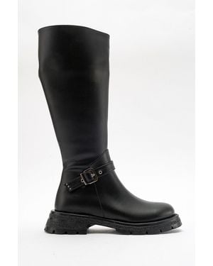 Prologue Shoes Covela Knee High Boot - White