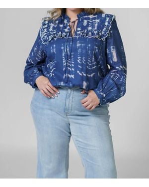 Emily Lovelock Daisy Blouse - Blue