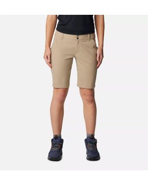 Columbia Saturday Trail 1579881-265 Shorts Tan Stretch Hiking Kfc218 - Blue