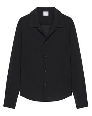 Courreges Shirt With Camp Collar - Black