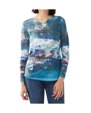 Fdj Long Sleeve Jersey Top - Blue