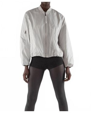 OOF WEAR Memory Nylon Bomber Jacket - Gray