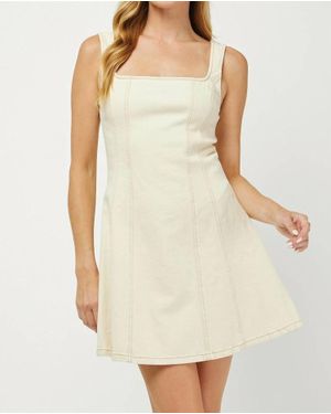 needii Soft Maple Mini Dress - Natural