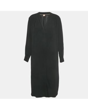 BOSS Crepe Short Dress - Black