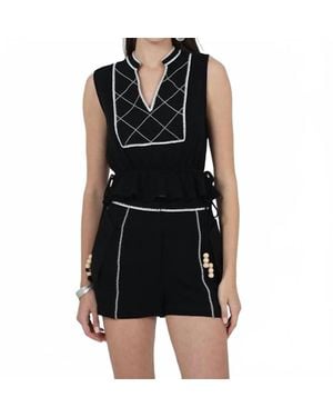 Aylaya Brisbane Zip Shorts - Black