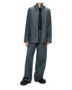 Rains Waterproof Rain Jacket - Blue