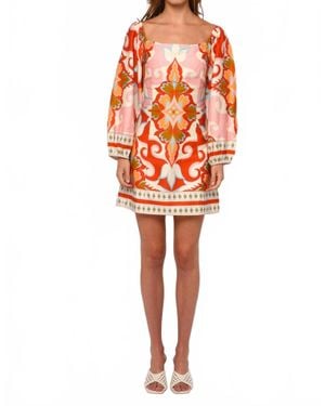 LOVE THE LABEL Shakti Mini Dress - Orange