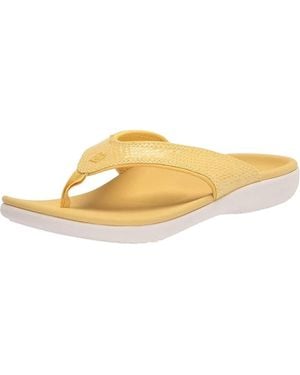 Spenco Yumi Gecko Sandals Sundress Arch Support Flip Flop Jzz1108 - Yellow